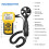 YF846A Digital Anemometer 0.345m/s Wind Speed Meter with Backlight Max/Min/Avg 5