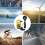 YF846A Digital Anemometer 0.345m/s Wind Speed Meter with Backlight Max/Min/Avg 4