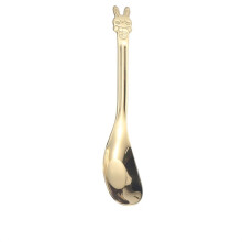 Serving Spoon Stainless Steel with Cartoon Rabbit (Colour 2.17.5 cm) 17.5cm Colour 2.