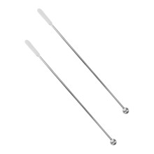 Pack of 2 Stainless Steel Stirring Sticks for Stirrers for Drinks Coffee Stirrers Reusable Coffee Stirrers Silver Stainless Steel Reusable