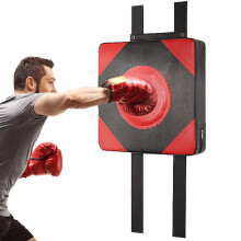 Wall Punch Pad Boxing Training Pad, Strike Shield Heavy Hunting Target Cushion Indoor Focus for Conditioning Training Reaction Speed Red