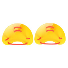 Pack of 2 swimming hand paddles for men, swimming training accessories M Yellow