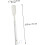 Long Handle Adjustable Shoe Horn for Seniors with Easy Grip and Hanging Loop White Plastic 4