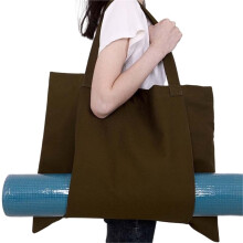 Pilates mat bag Multifunctional canvas yoga bag, yoga backpack with large capacity (Color13)