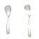 serving spoon with flat bottom, kitchen utensils, serving spoon, Style A Silver 4