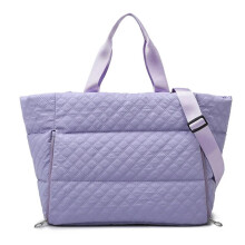 Pilates mat bag Winter Yoga Mat Bag Women Sports Bag Tote Fitness Sport Large Travel Shoulder Zipper Storage Bags Ladies Wet Dry Pack handbags(Purple)