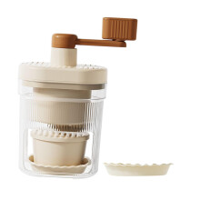 Ice Breaker Machine with Bowl, Manual Ice Shaver, Hand Crank Snow Cone Maker Machine for Snow, Cone