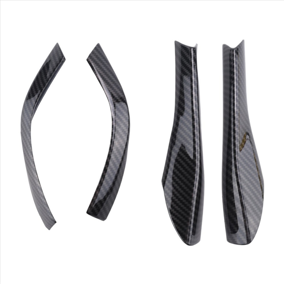 4Pcs Carbon Fiber Rearview Side Mirror Base Cover Trim Decorations For 4852424132944