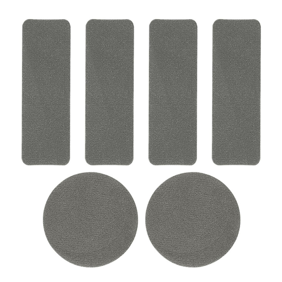 Dark/Gray 6Pcs Sneaker Patches Adhesive Heel Protectors Antiwear Foot Care Pads