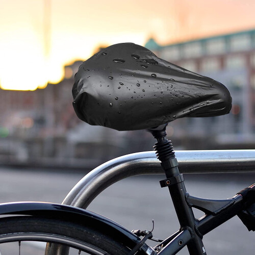 Cykelsadel Regnskydd, Universal Elastiskt Bandskydd 2