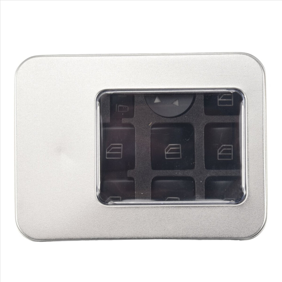 12Pcs Car Door Armrest Window Switch Button Trim Cover Sticker For Ml 4852424133934