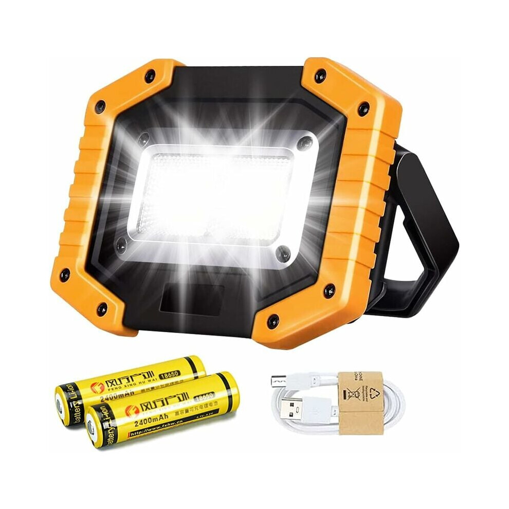 Emergency Mode Led Work Light, Magnetic Base For Stable Attachment, Cob Led Provides Ultra Bright Illumination, Rechargeable Battery Offers Long Worki 9420858809111