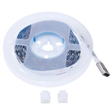 Smartphone-gestuurde LED-strips met wifi-afstandsbediening, kleurveranderende LED-tape met USB-voeding voor aanpasbare verlichting in huis en kamers.