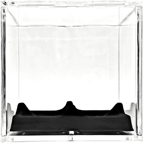 Transparent display cube box baseball showcase baseball storage box for signed baseball protection 2