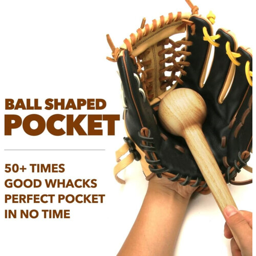 Baseball Bat Softball Bat Pocket Shape Solid Construction in One Piece 1