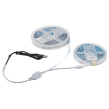 Elastyczne paski świetlne LED, taśma COB o wysokiej jasności i nieściemnialnej konstrukcji, wielofunkcyjne oświetlenie RGB zasilane przez USB 5