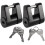2 Set Trailer Hitch Coupler Lock Trailer Coupler Padlock 1/4 Inch Hitc 1