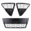 3Pcs Car Honeycombed Front Bumper Lower Grille Grills for Focus 2012 2 3