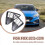 3Pcs Car Honeycombed Front Bumper Lower Grille Grills for Focus 2012 2 6