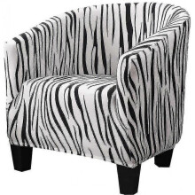 Zebra Print Washable Seat Cover