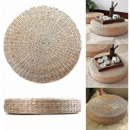 Chair Upholstery, Straw, Cushion, Beige, Hand-decorated