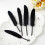 100Pcs Natural Craft Feather For Craft-Black hard floating 7