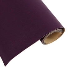 Leather Patch Self Adhesive Vinyl Fabric Tape for Sofa Car Seat Office Chair Fix (Deep Purple)