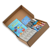Needle Felting Set Sea Creature Wool Felted Set with Instruction