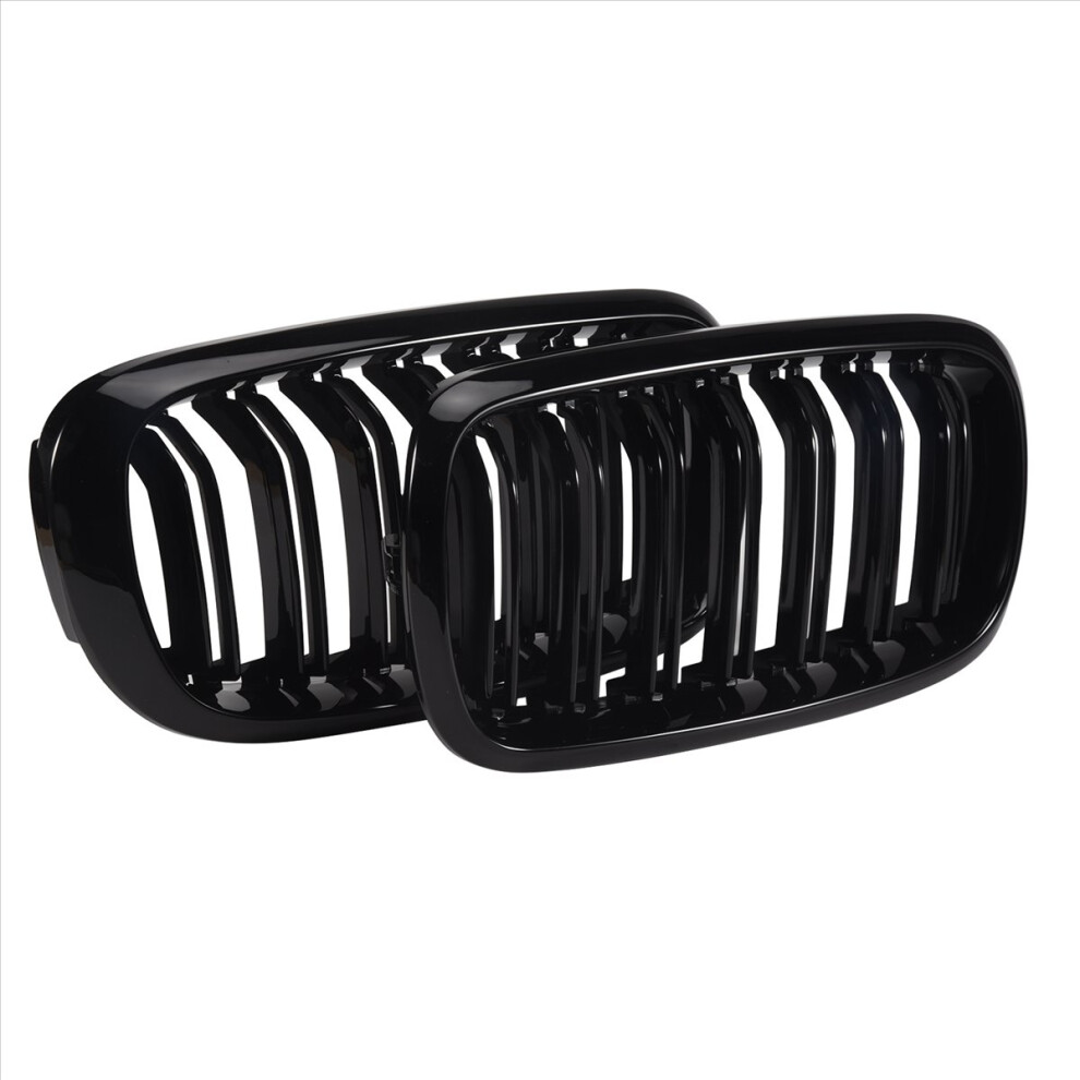 Front Kidney Grille Double Slat Sport Grill For- X5 F15 X6 F16 X5m F85 4852424133637