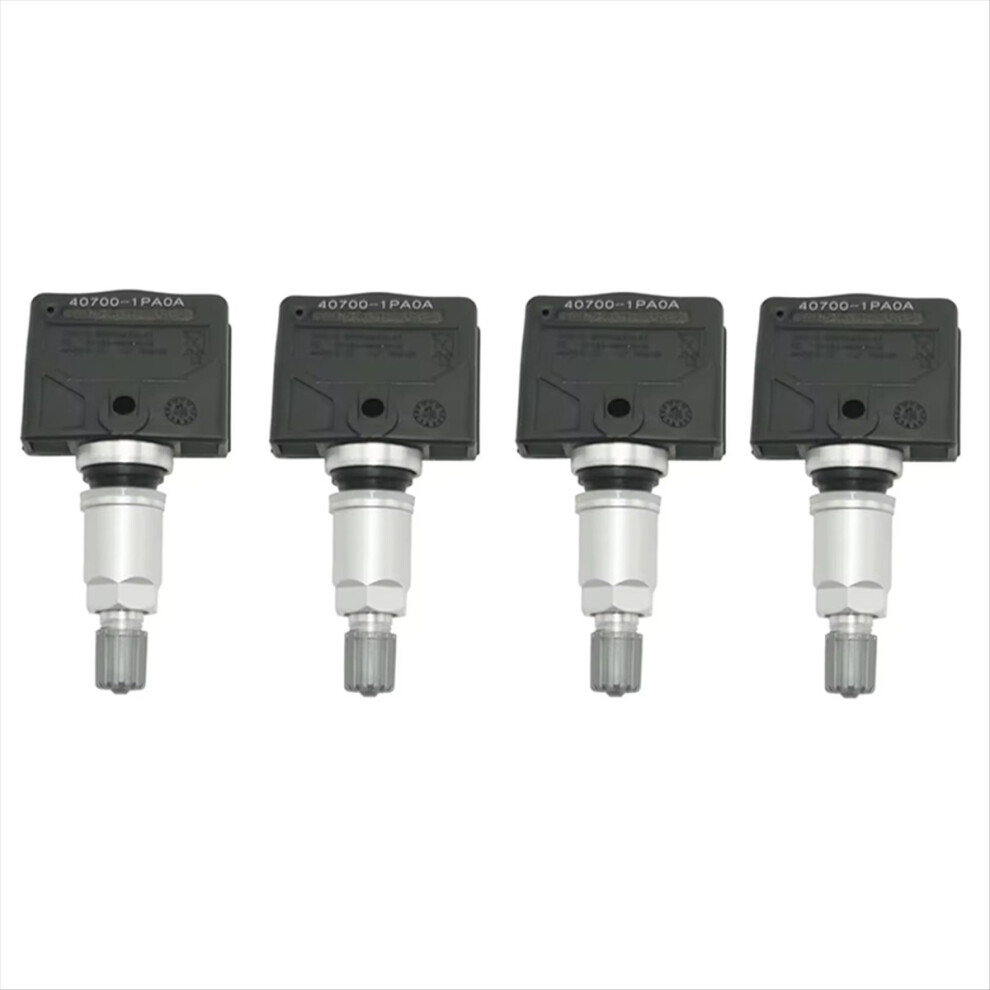 4Pcs Tpms 40700-1Pa0a Tire Pressure Monitor Sensor For Nv1500 Nv2500 N Black 4852424120095