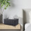 Stylish PU Leather Tissue Dispenser Portable Accessory-Black 6