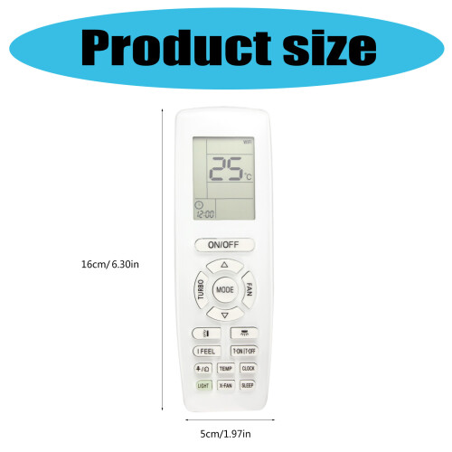 Advanced A/C Remote Control Wide Application Easy Operate for 2