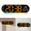 Digital Alarm Clock With Temperature Display And Volumes-Blue 3