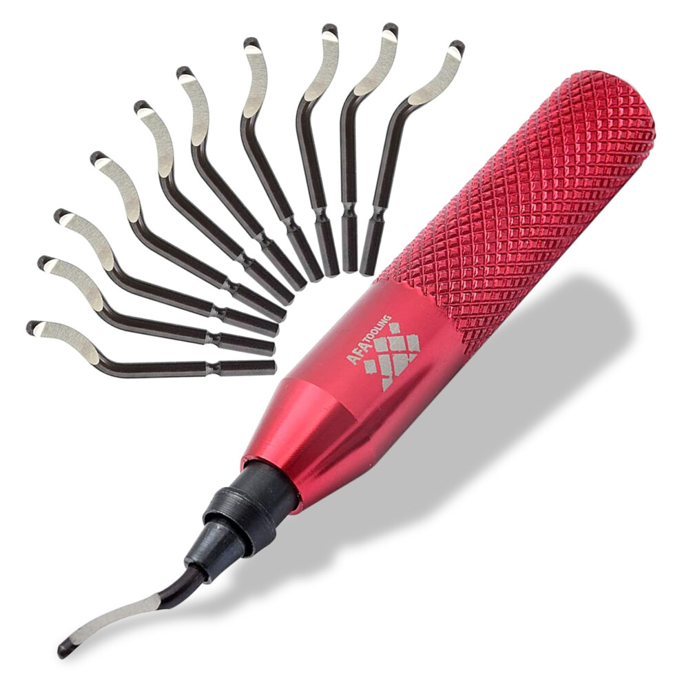 Afa Tooling Deburring Tool With 10 Extra Blades For Plumbing And 3D Printing (Bs1010) 9001264633370