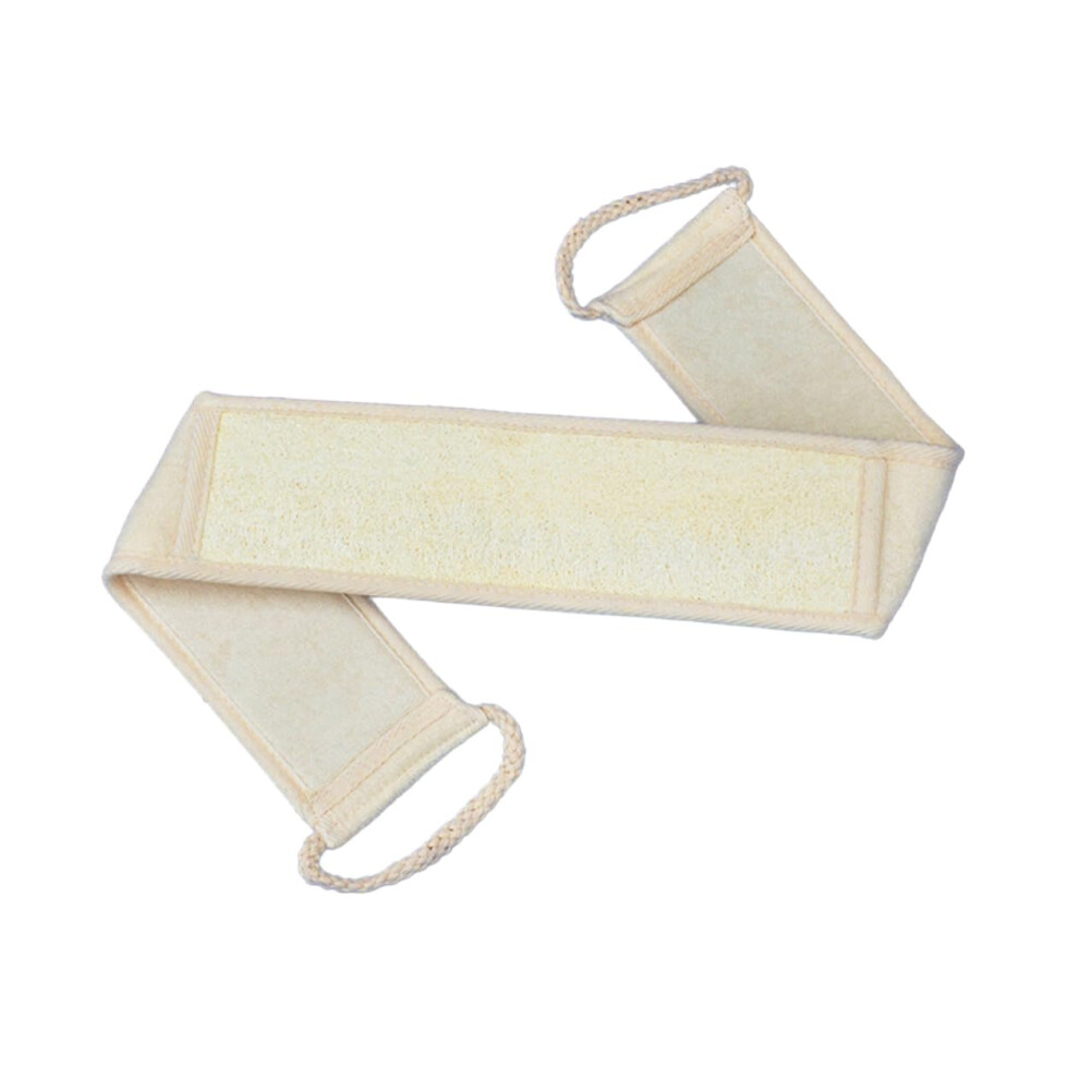 Loofah Body Brush Set of 3 with Exfoliating Bath Towel and Back Scrub Strip for Shower Spa Massage