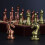 Folding Metal Chess Box with Metal Chess Pieces Ref: 4447 3