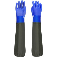 Long Rubber Waterproof Gloves Heavy Duty for Pond Cleaning Gardening Aquarium Fishery