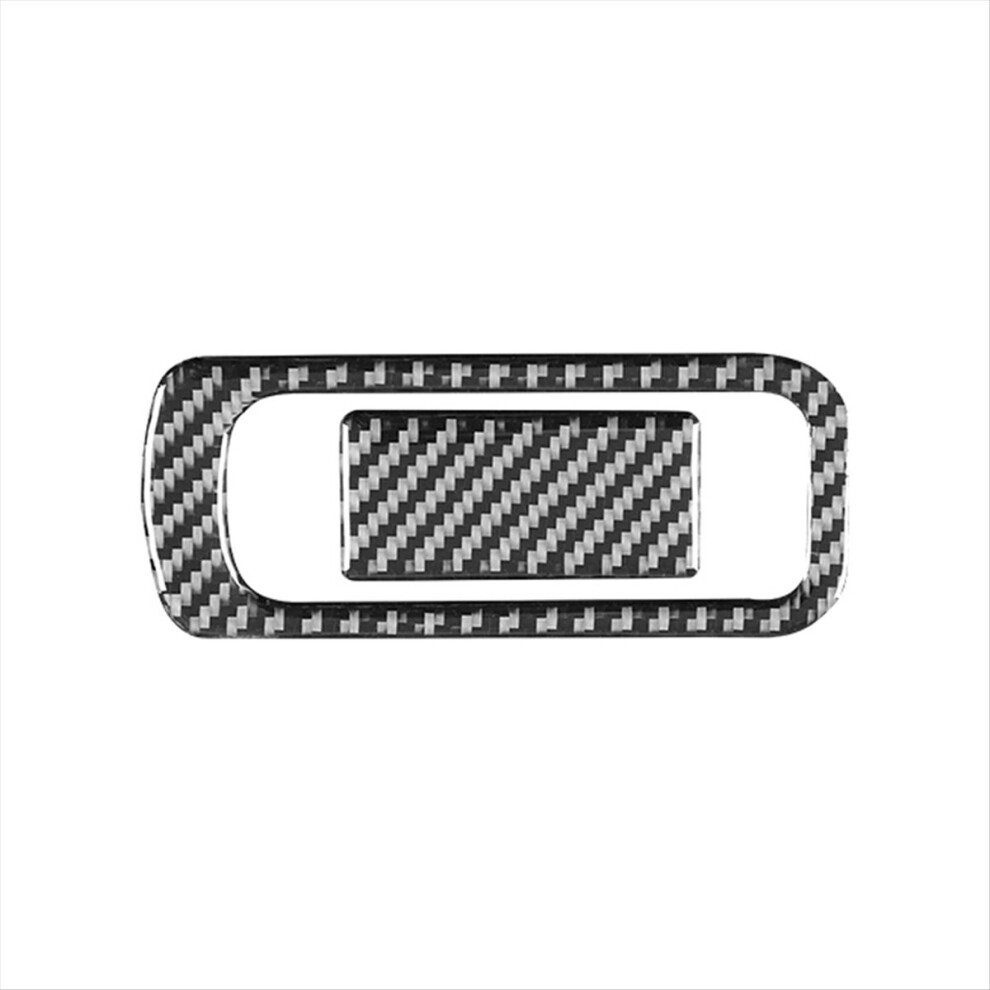 For Axela 2020-2024 Carbon Fiber Co-Pilot Storage Box Handle Cover Tri 4852424109656