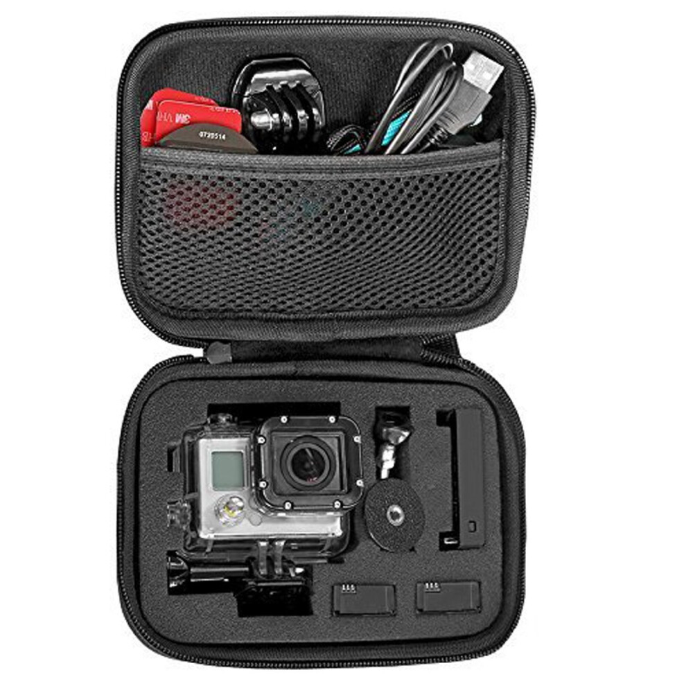 Carrying Case Protective Water Resistant Eva Compatible Gopro Hero 7 6 5/Akaso/Campark 4K Waterproof Action Camera (Small) 9119770431349