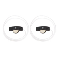 Verbeter je zichtbaarheid 's nachts met deze modieuze, lichtgevende veters met flexibel bevestigingssysteem voor eenvoudige installatie op je