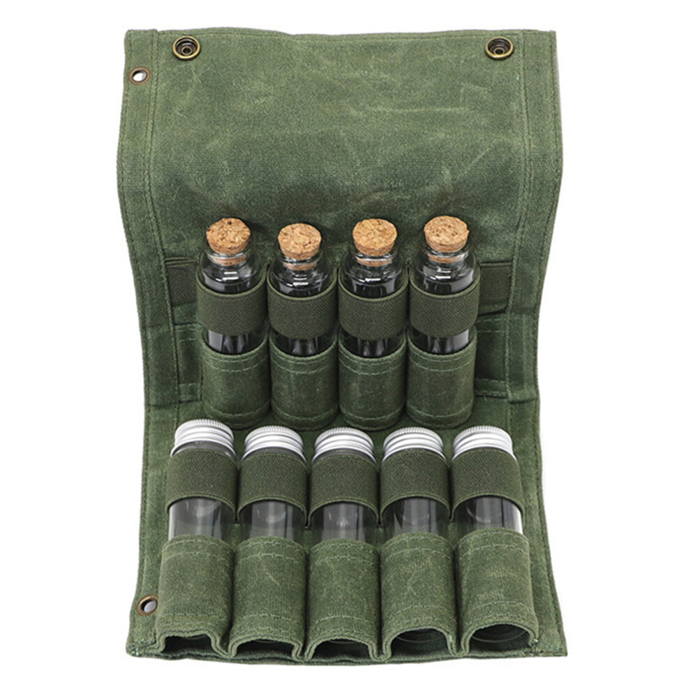 Multifunctional Spice Storage Jar Bag For-Green With Bottle 7695000438361