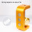Not Drill Magnetically Attacheds Entrance Door Bells-Silver 7