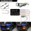 für Ford Ranger 2017-2019 Frontstoßstangenblenden L+R LED-Tagfahrlicht mit Blinker 6