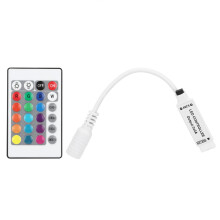 Multifunktions-LED IR-kontroller, 5V USB-driven LED-lampa med fjärrkontroll för 4Pin5050 2835RGB LED-remsa, 2 st med högkvalitativ plast