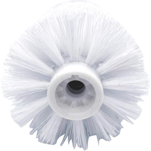 Toilet Brush Head Replacement Plastic Diameter 7.5 cm White 2