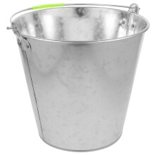 Large Capacity Metal Water Bucket with Handle for Farm Garden and Household Water Storage