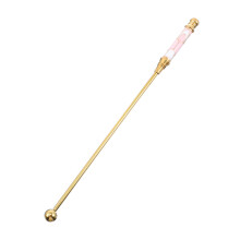 stainless steel pink reusable coffee stirrer 19X1X1CM