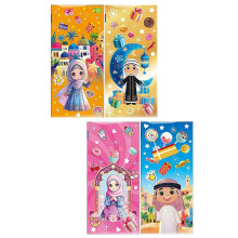Set of 50 Arabic Treat Bags Snack Bag Small Colorful Bag-2