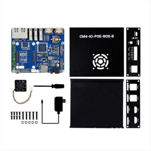 Dual Gigabit Ethernet Mini-Computer for Compute Module 4 (NOT Included 1