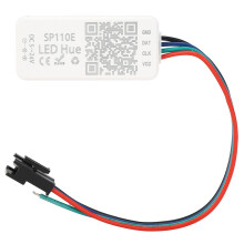 Trådlös Bluetooth LED-kontroller för adresserbar RGB LED-remsa Smart Home-integration med appstyrning Flerskiktssäkerhetssystem kompatibelt med WS